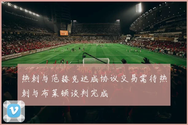 热刺与范赫克达成协议交易需待热刺与布莱顿谈判完成